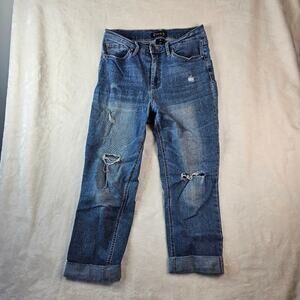Nanette Lepore Jeans 4 Women’s Jolie Super High Rise Taper Denim Relaxed